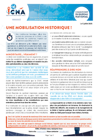 Une mobilisation historique