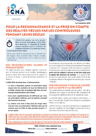 Pour la reconnaissance et la prise en compte des réalités vécues par les contrôleuses pendant leurs règles