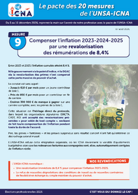 Mesure 9 : Compenser l’inflation 2023-2025 par une revalorisation des rémunérations de 8,4%