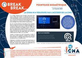 Pointeuse biométrique : la DSNA n’a toujours pas l’accord de la CNIL