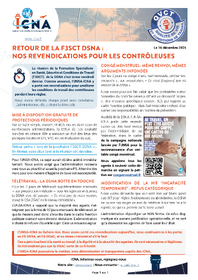 Retour de la F3SCT DSNA :  nos revendications pour les contrôleuses