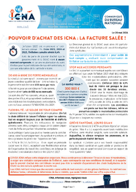 Pouvoir d’achat des ICNA : la facture salée !
