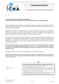 Communiqué de presse