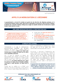 Appel à la mobilisation le 5 décembre