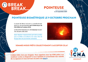 Pointeuse biométrique le 9 octobre prochain