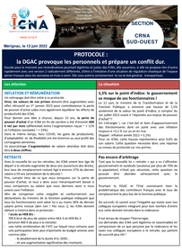 PROTOCOLE :  La DGAC provoque les personnels et prépare un conflit dur.