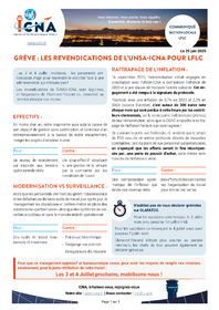 GRÈVE : LES REVENDICATIONS DE L’UNSA-ICNA POUR LFLC