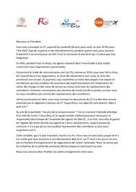 Déclaration commune au CT/SNA-CE du 08 Avril 2022