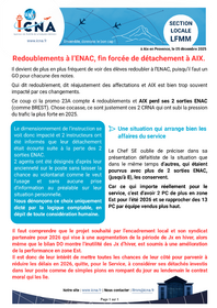 Redoublements à l’ENAC, fin forcée de détachement à AIX
