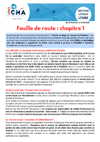 Feuille de route : chapitre 1