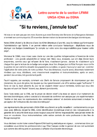 Lettre ouverte au DSNA