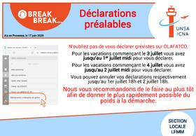 Déclarations préalables