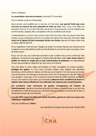 Lettre ouverte à tous les ICNA