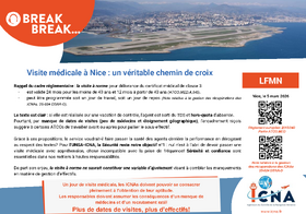 Visite médicale à Nice  un véritable chemin de croix