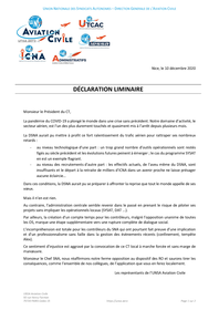 Déclaration liminaire CT SNA/SE du 10 décembre 2020