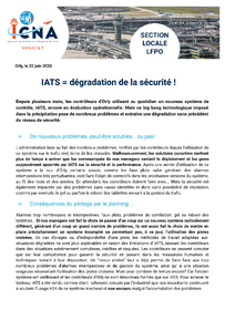 IATS = dégradation de la sécurité !