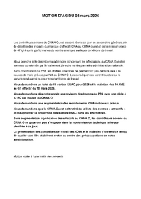Assemblée Générale des ICNA du CRNA Ouest du 3 mars 2026