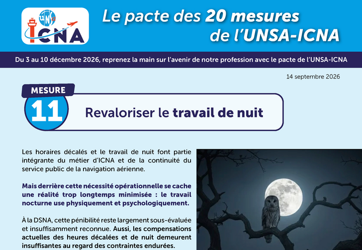 Mesure 11 : Revaloriser le travail de nuit