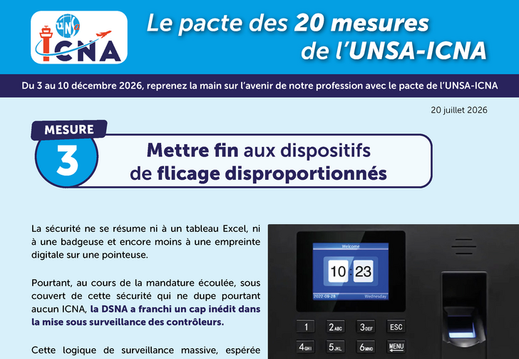 Mesure 3 : Mettre fin aux dispositifs de flicage disproportionnés