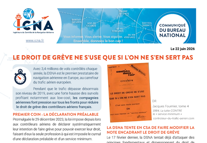 Le droit de grève ne s’use que si l’on ne s’en sert pas