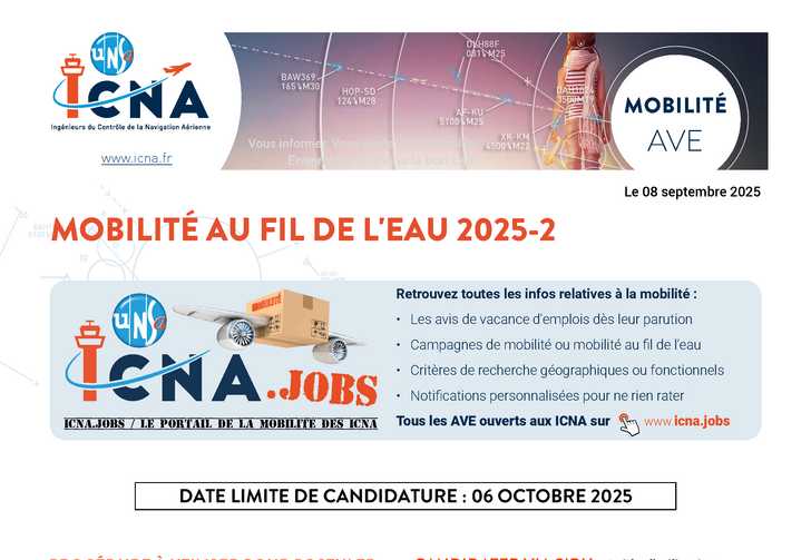 Mobilité au fil de l'eau 2025-2