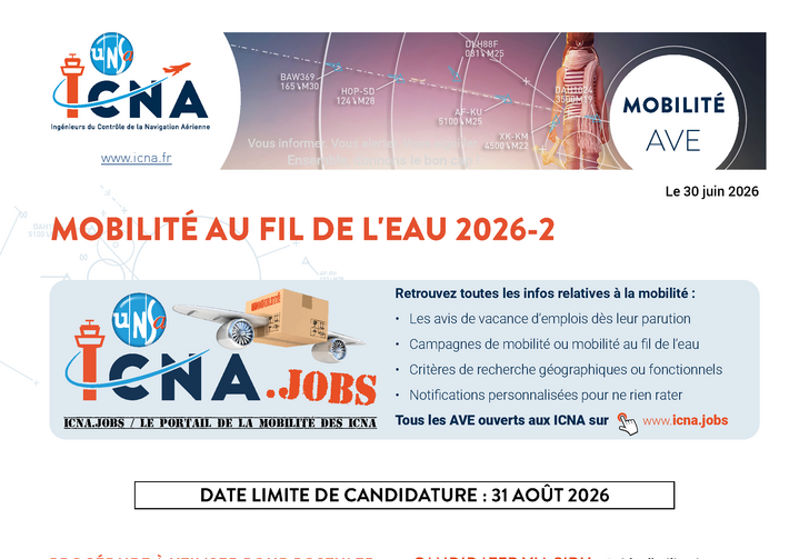 Mobilité au fil de l'eau 2026-2