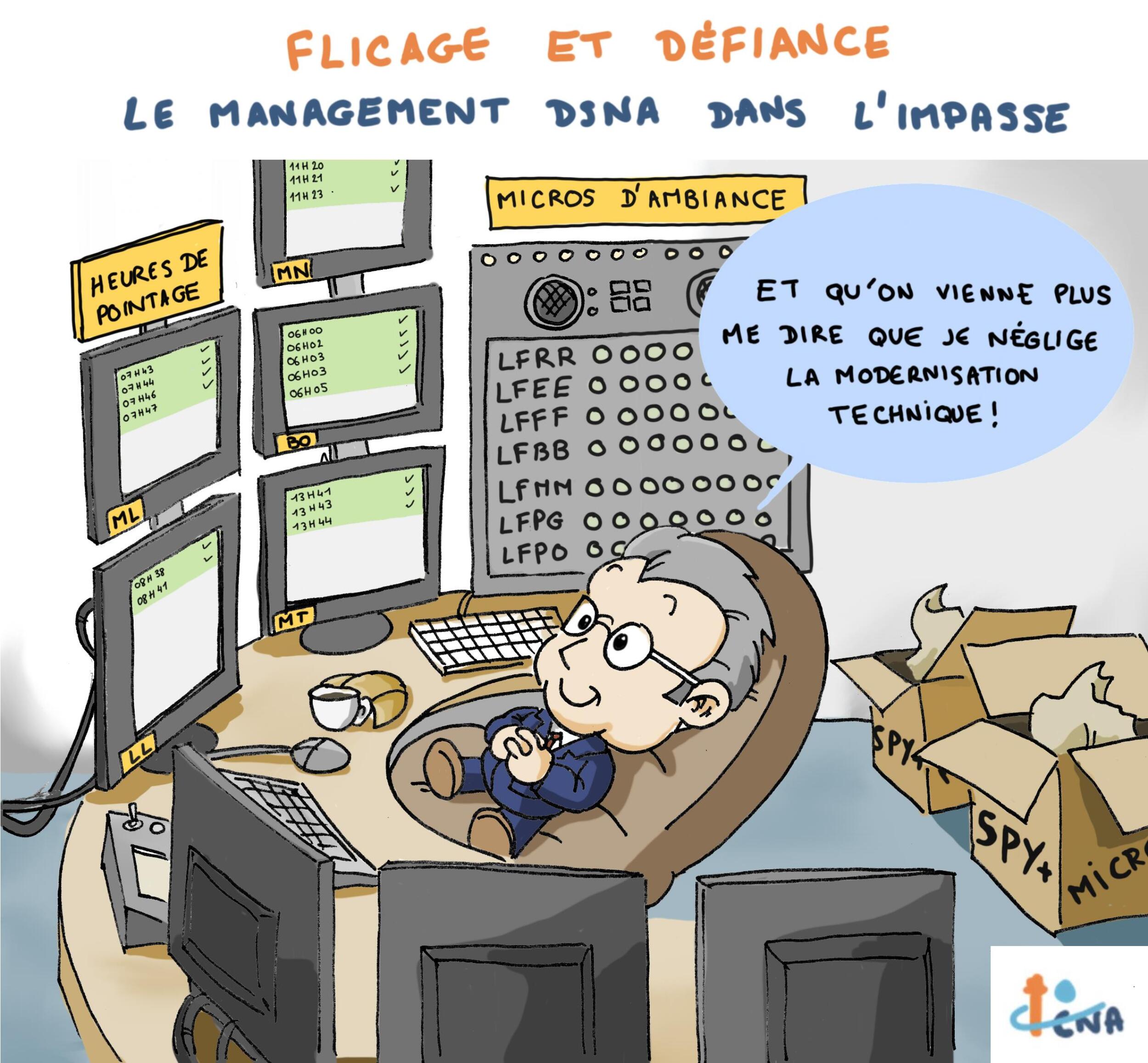Flicage et défiance, le management DSNA dans l'impasse Flicage et défiance, le management DSNA dans l'impasse