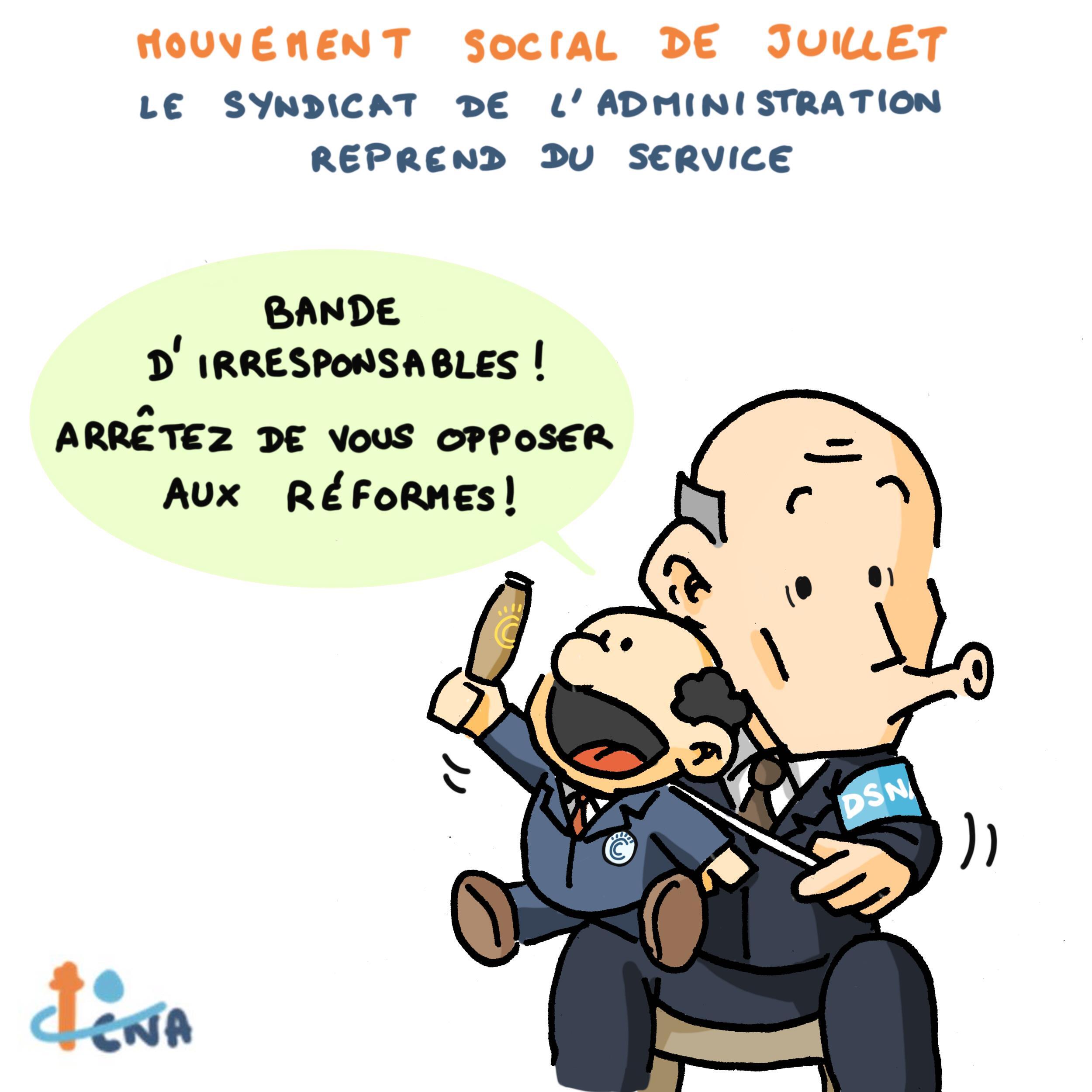 Le syndicat de l'administration reprend du service