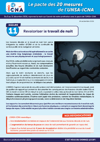 Mesure 11 : Revaloriser le travail de nuit