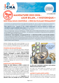 Mandature 2022-2026 :  Leur bilan... « historique » 1/3