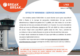 Effectif minimum / Service Maximum