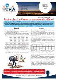 Protocole : Le Casse (du modèle ICNA) du siècle !