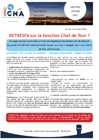 DETRESFA sur la fonction Chef de Tour ?