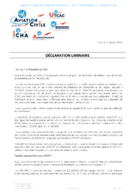Déclaration liminaire CSA 7 janvier 2025