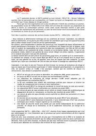 intersyndicale à CDG pour repousser RECAT