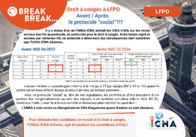 Droit à congés à LFPO: Avant/Après le protocole "social"?!?