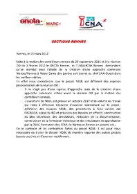 Communiqué Unsa Icna et Sncta Rennes